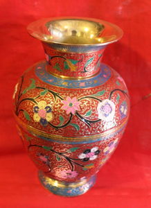 喀什掐絲黃色花瓶 傳統工藝與現代審美的精致融合